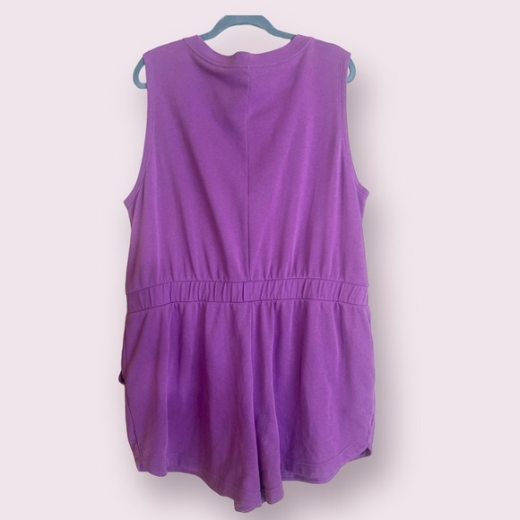 Nike Woman’s Sportswear Varsity Romper Plus Size 2X ECU Exercise Dress - Picture 5 of 9